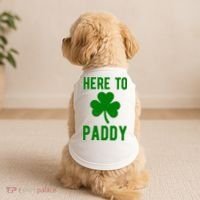 Here To Paddy St Patricks Day Doggie Tank thumb 2