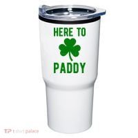 Here To Paddy St Patricks Day Tumbler thumb 0