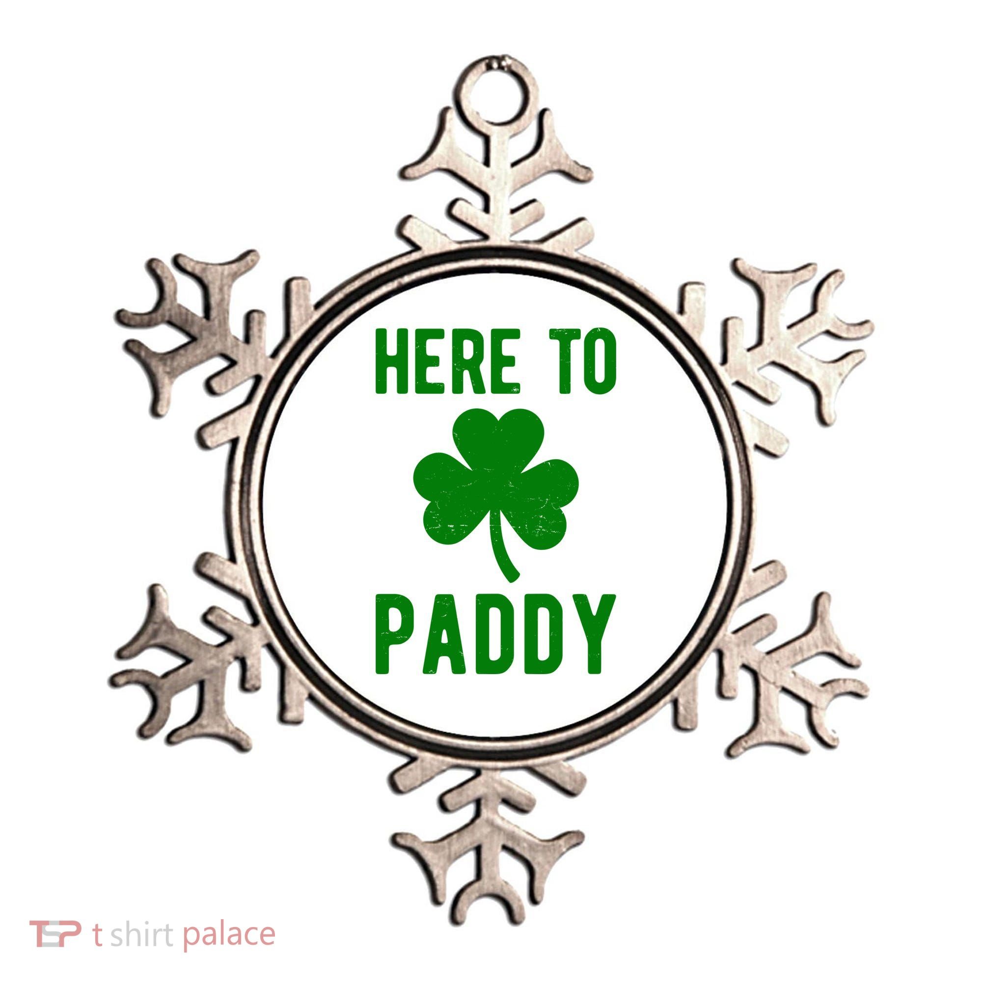 Here To Paddy St Patricks Day Ornament