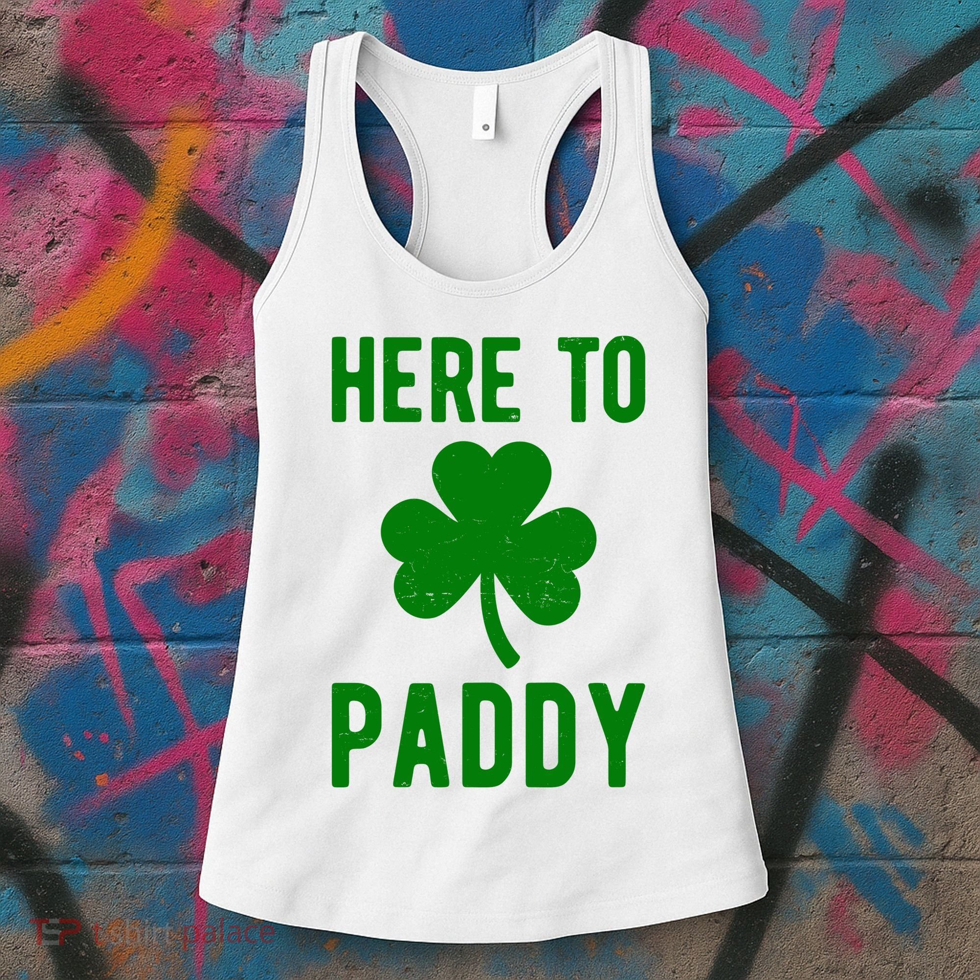 Here To Paddy St Patricks Day Women's Tank Top
