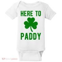 Here To Paddy St Patricks Day Baby Bodysuit thumb 0