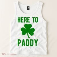 Here To Paddy St Patricks Day Tank Top thumb 2