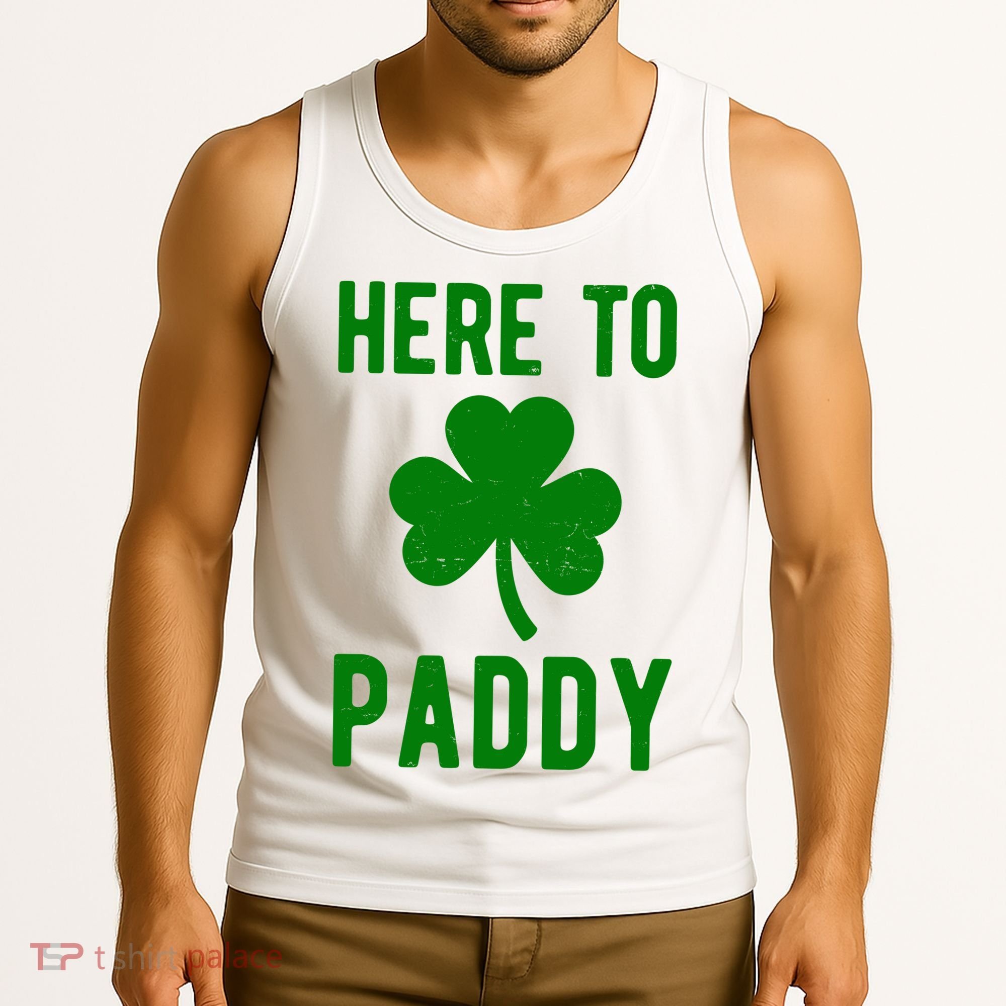 Here To Paddy St Patricks Day Tank Top