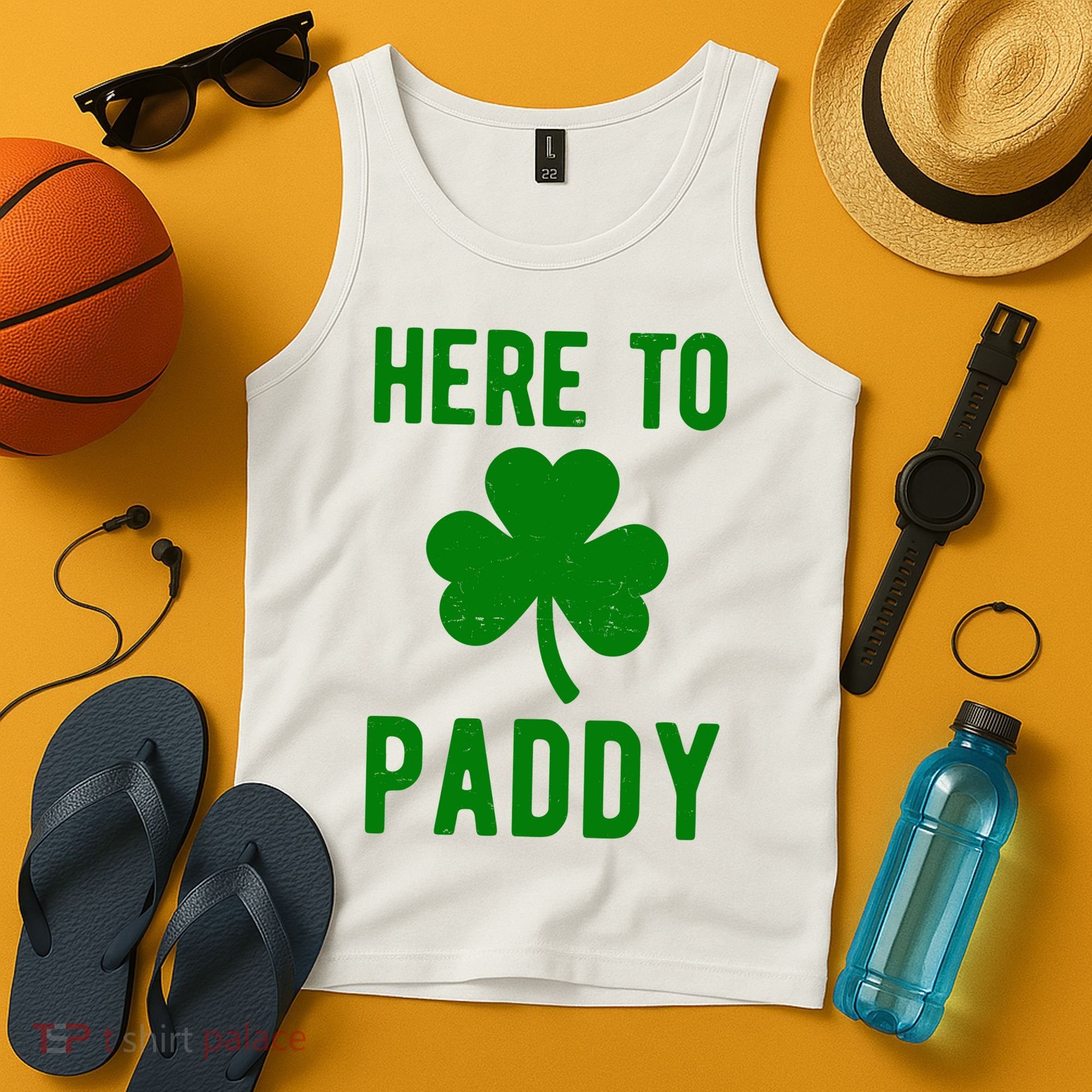 Here To Paddy St Patricks Day Tank Top