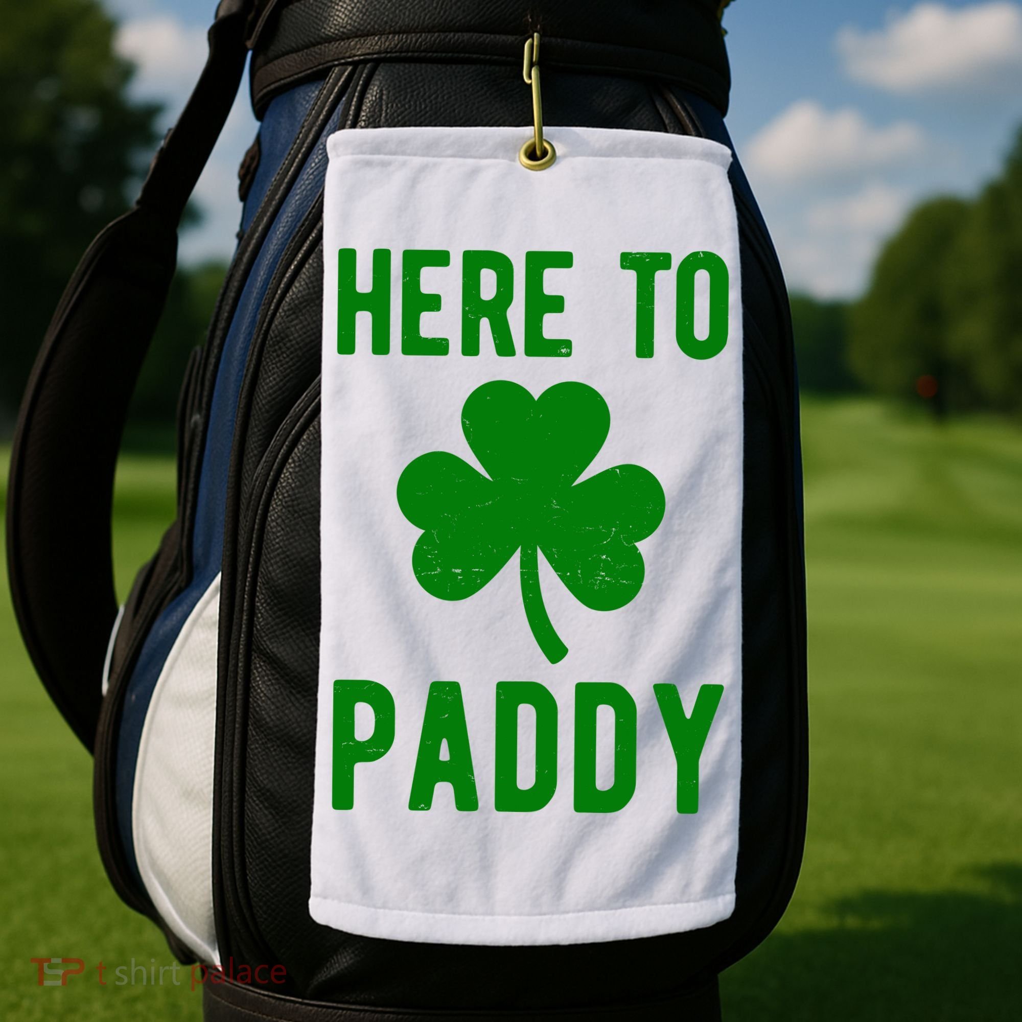 Here To Paddy St Patricks Day Golf Towel