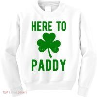 Here To Paddy St Patricks Day Kids Sweatshirt thumb 0