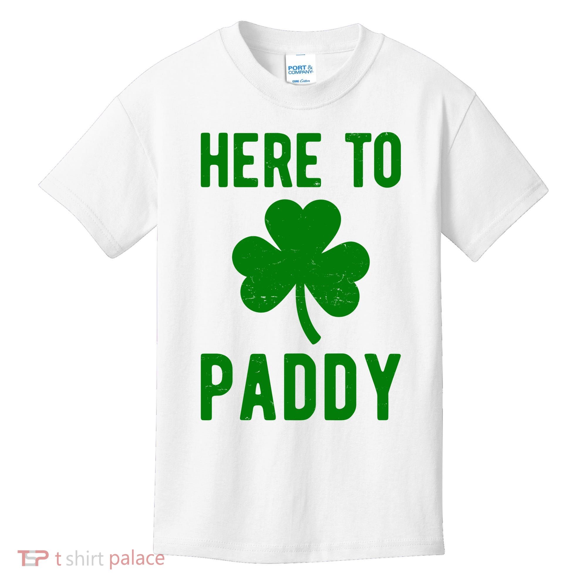 Here To Paddy St Patricks Day Kids T-Shirt