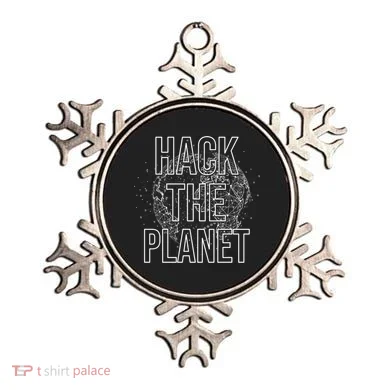 Hack The Planet Coder Gift Ornament