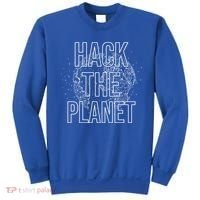 Hack The Planet Coder Gift Sweatshirt thumb 0