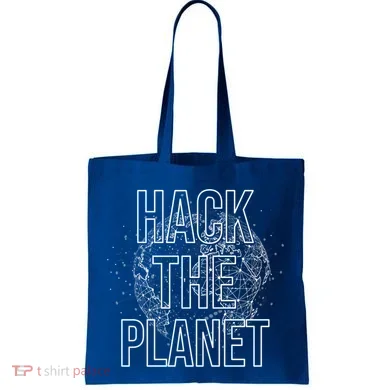 Hack The Planet Coder Gift Tote Bag
