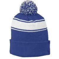 Hack The Planet Coder Gift Stripe Pom Pom Beanie thumb 1