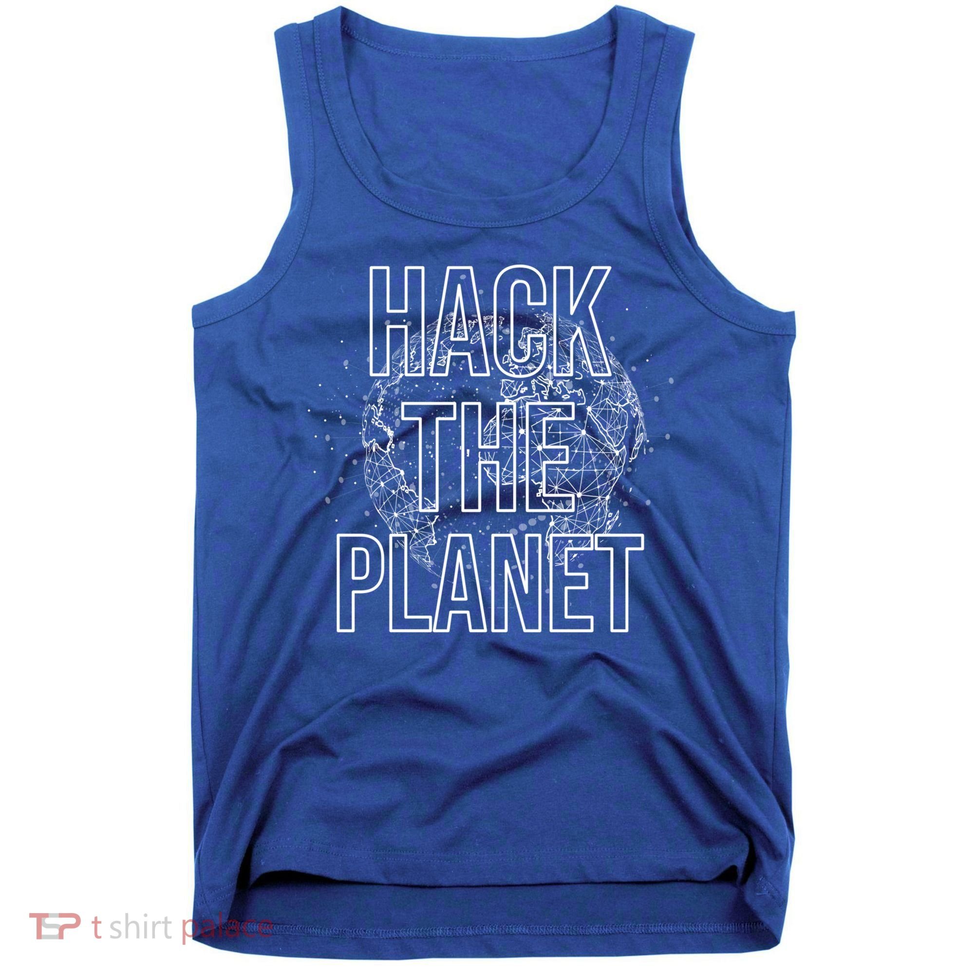 Hack The Planet Coder Gift Tank Top