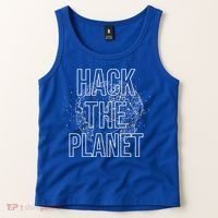 Hack The Planet Coder Gift Tank Top thumb 2