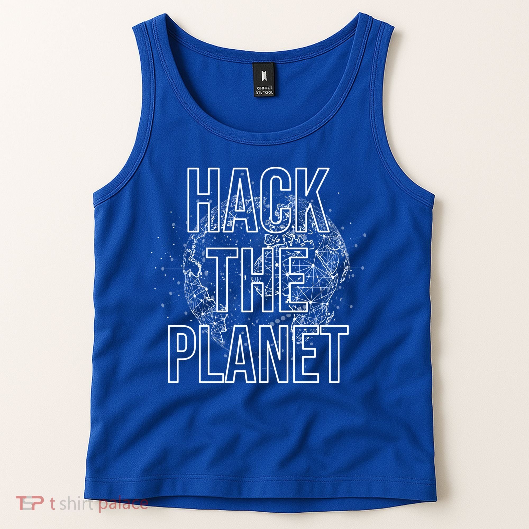 Hack The Planet Coder Gift Tank Top