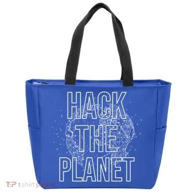 Hack The Planet Coder Gift Tote Bag