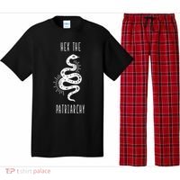 Hex The Patriarchy Witch Tarot Feminism Witchcraft Snake Gift Pajama Set thumb 0
