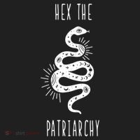 Hex The Patriarchy Witch Tarot Feminism Witchcraft Snake Gift Hat thumb 2