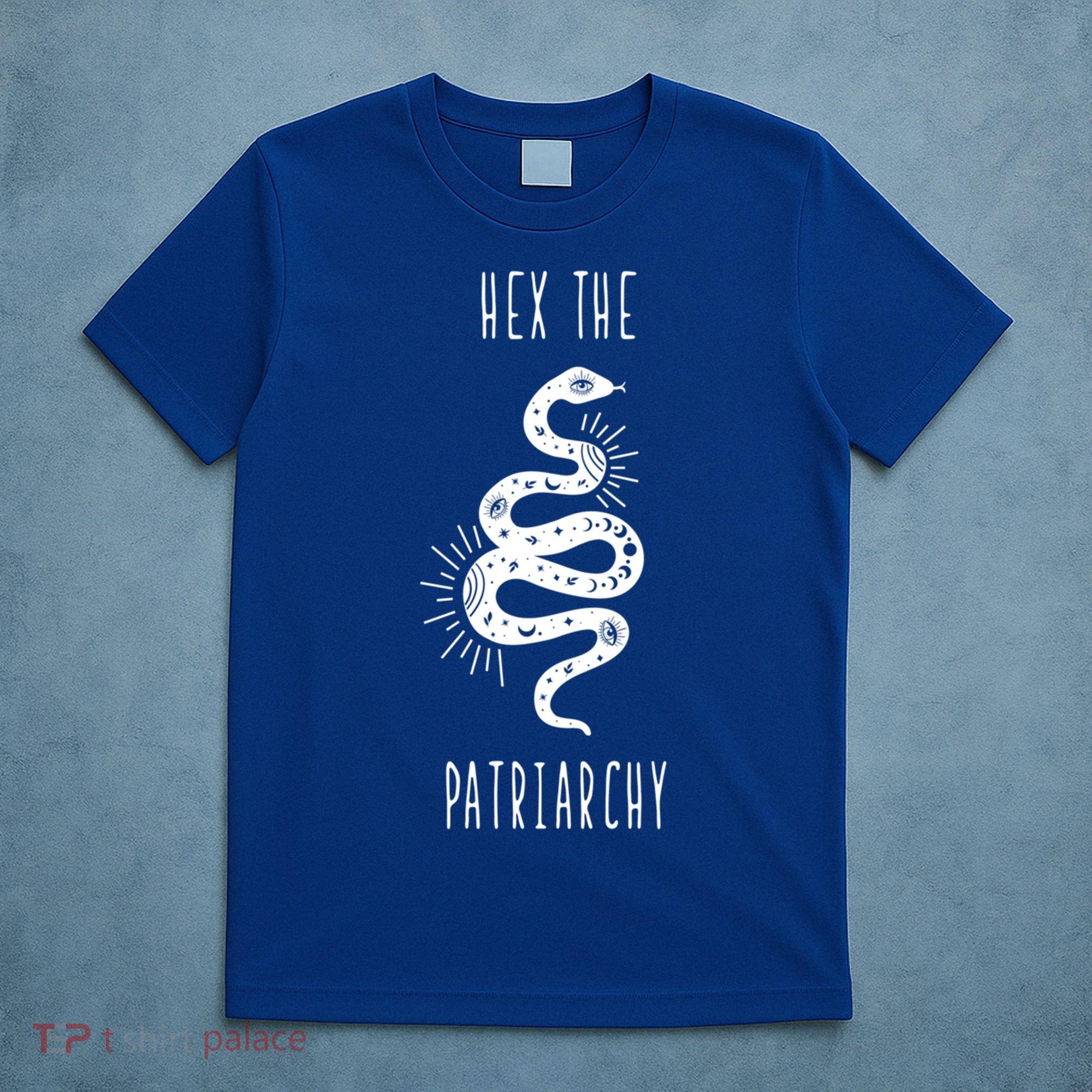 Hex The Patriarchy Witch Tarot Feminism Witchcraft Snake Gift T-Shirt