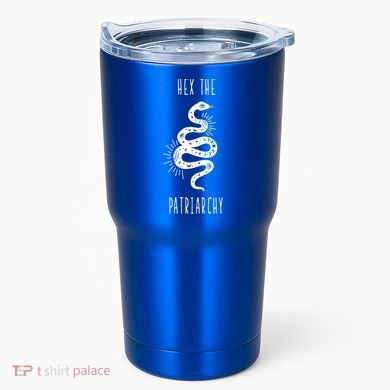 Hex The Patriarchy Witch Tarot Feminism Witchcraft Snake Gift Tumbler