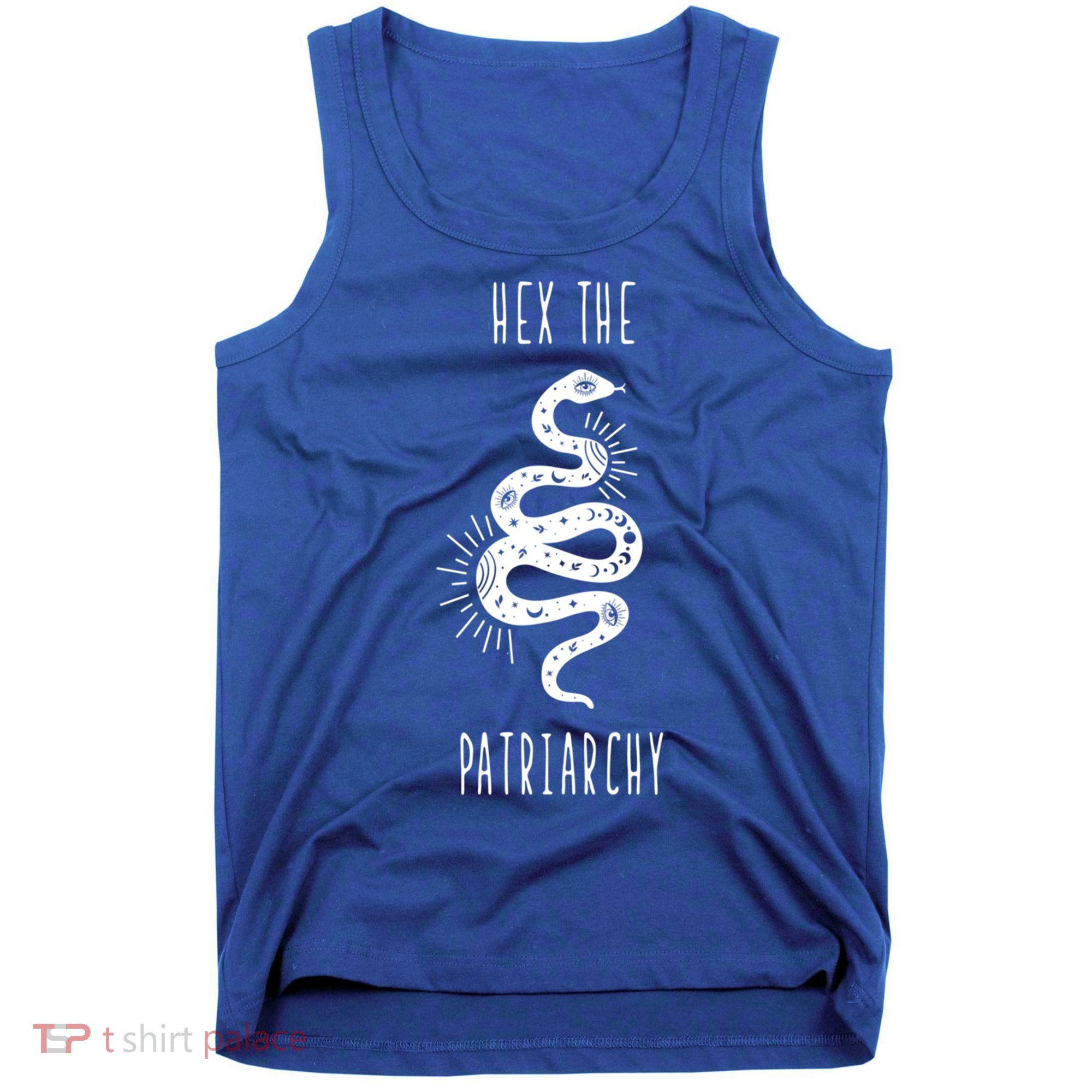 Hex The Patriarchy Witch Tarot Feminism Witchcraft Snake Gift Tank Top