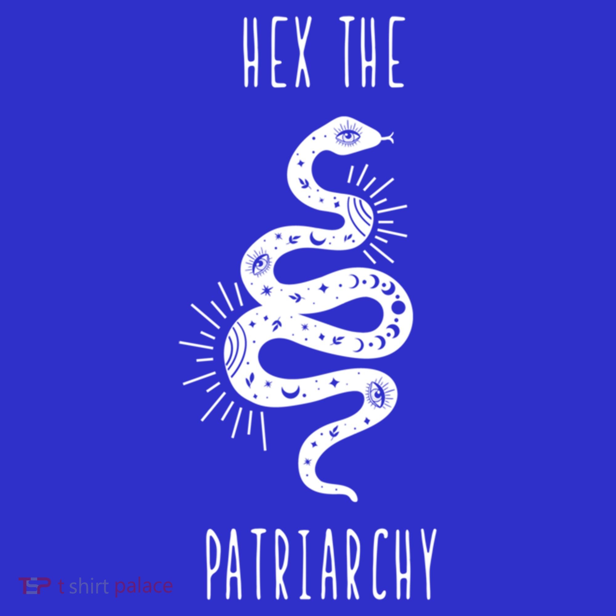 Hex The Patriarchy Witch Tarot Feminism Witchcraft Snake Gift Visor