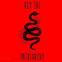 Hex The Patriarchy Witch Tarot Feminism Witchcraft Snake Gift Santa Hat thumb 1