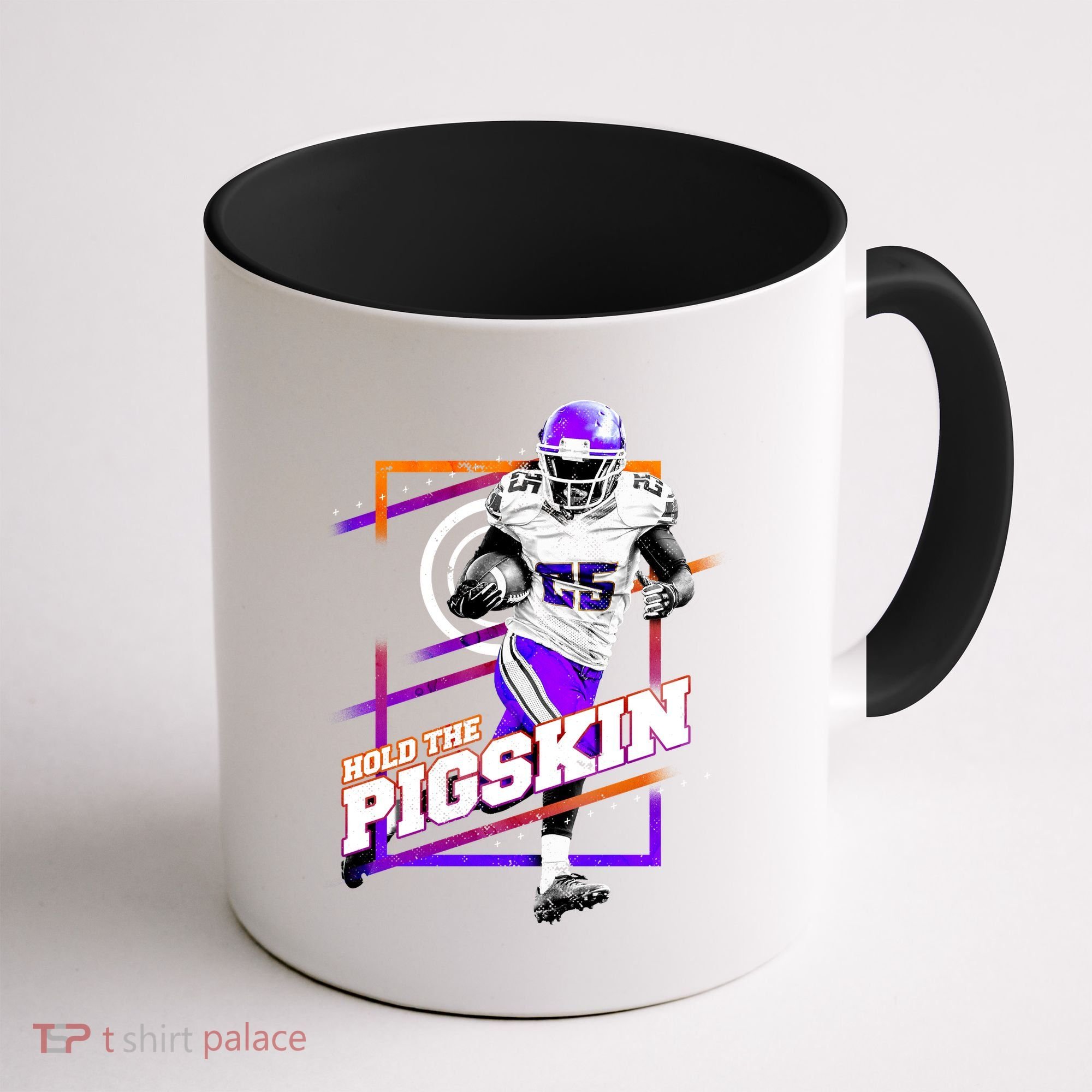 Hold The Pigskin Coffee Mug