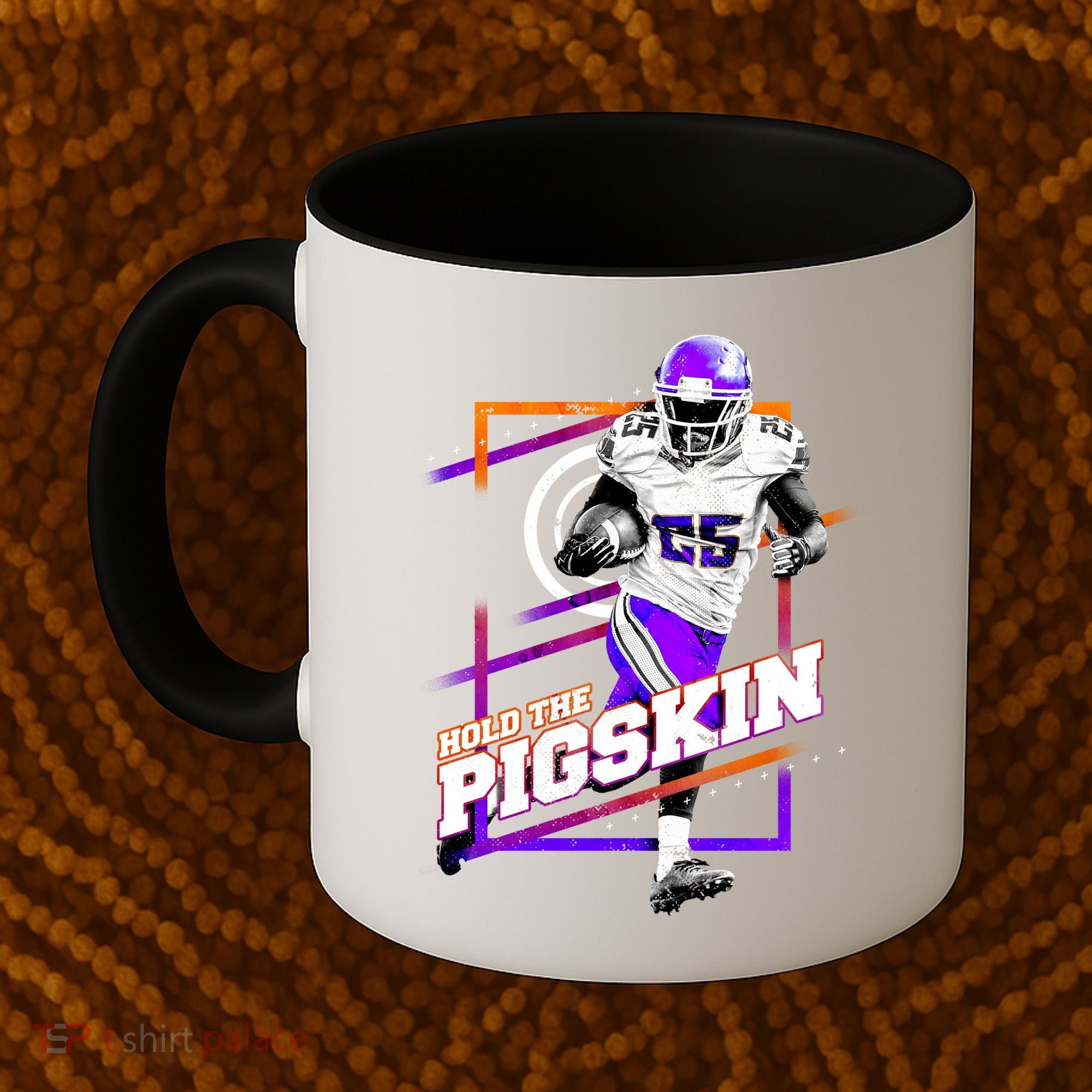 Hold The Pigskin Coffee Mug