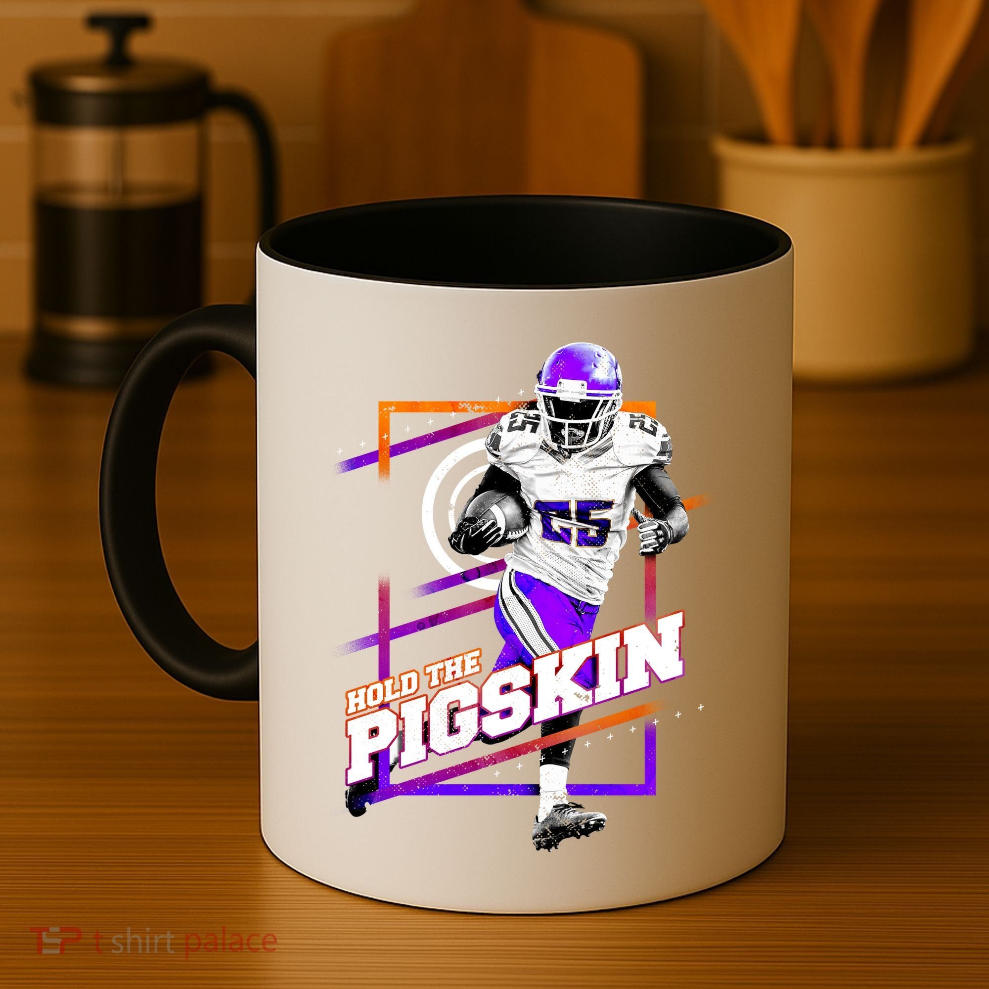 Hold The Pigskin Coffee Mug