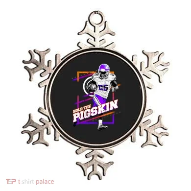 Hold The Pigskin Ornament