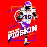 Hold The Pigskin Santa Hat thumb 1