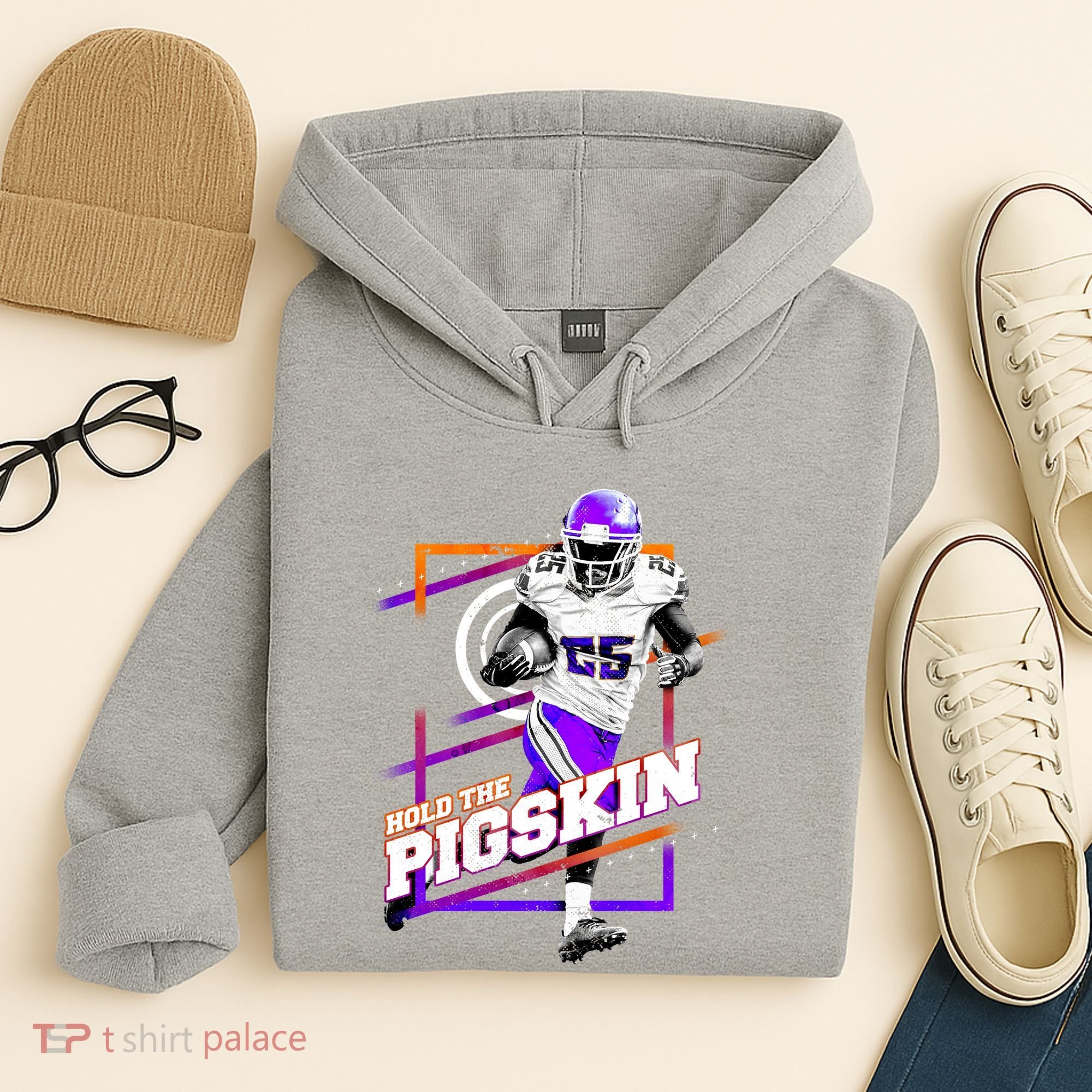 Hold The Pigskin Hoodie