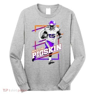 Hold The Pigskin Long Sleeve Shirt
