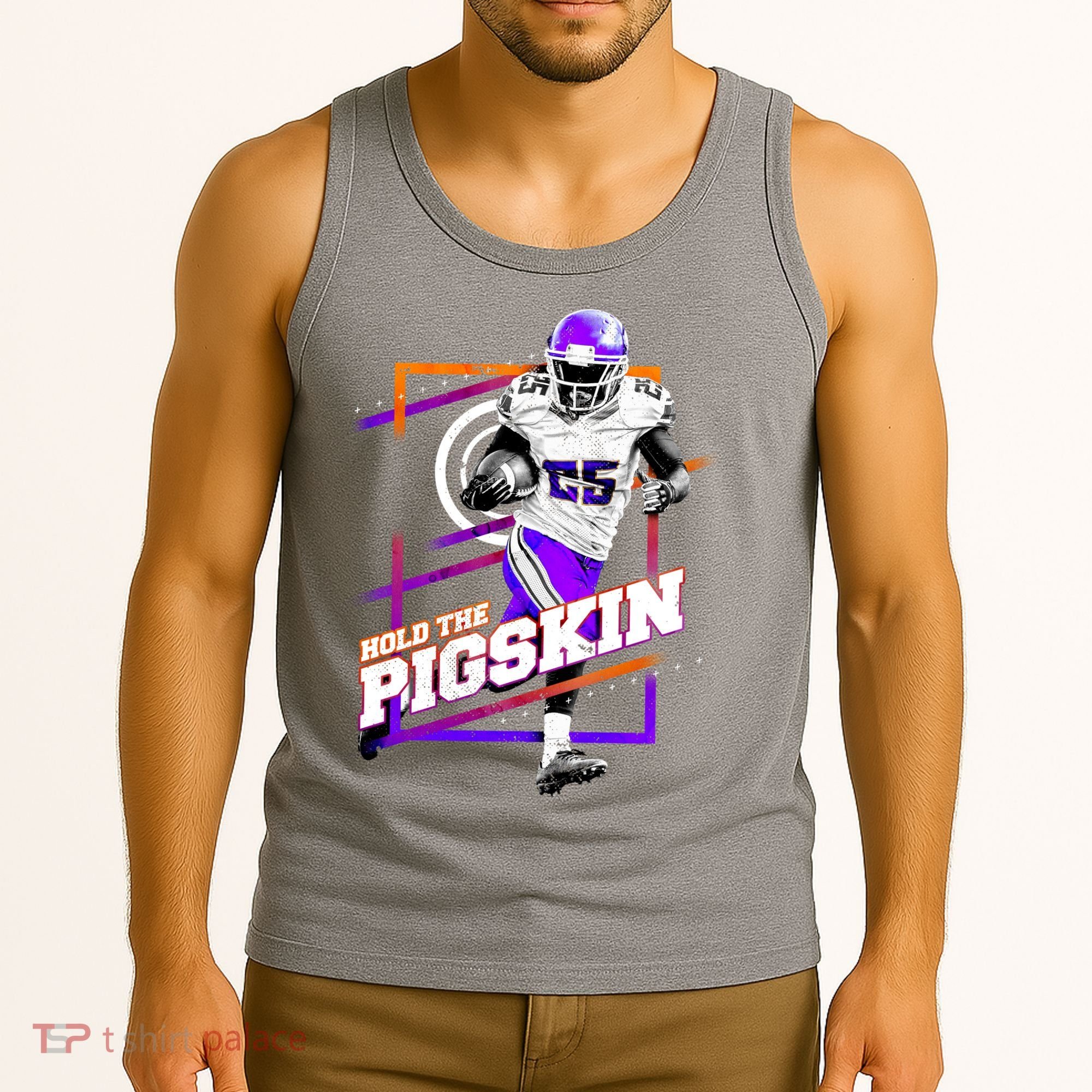 Hold The Pigskin Tank Top