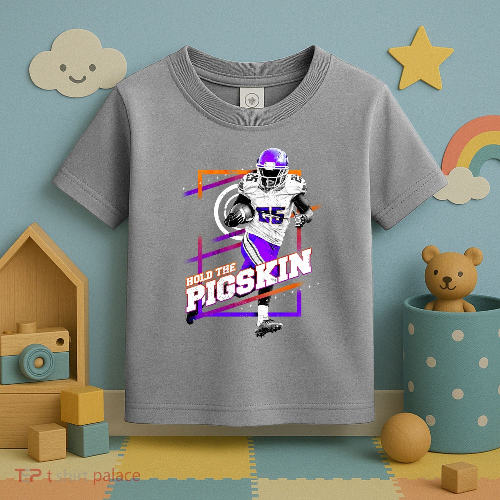 Hold The Pigskin Toddler T-Shirt