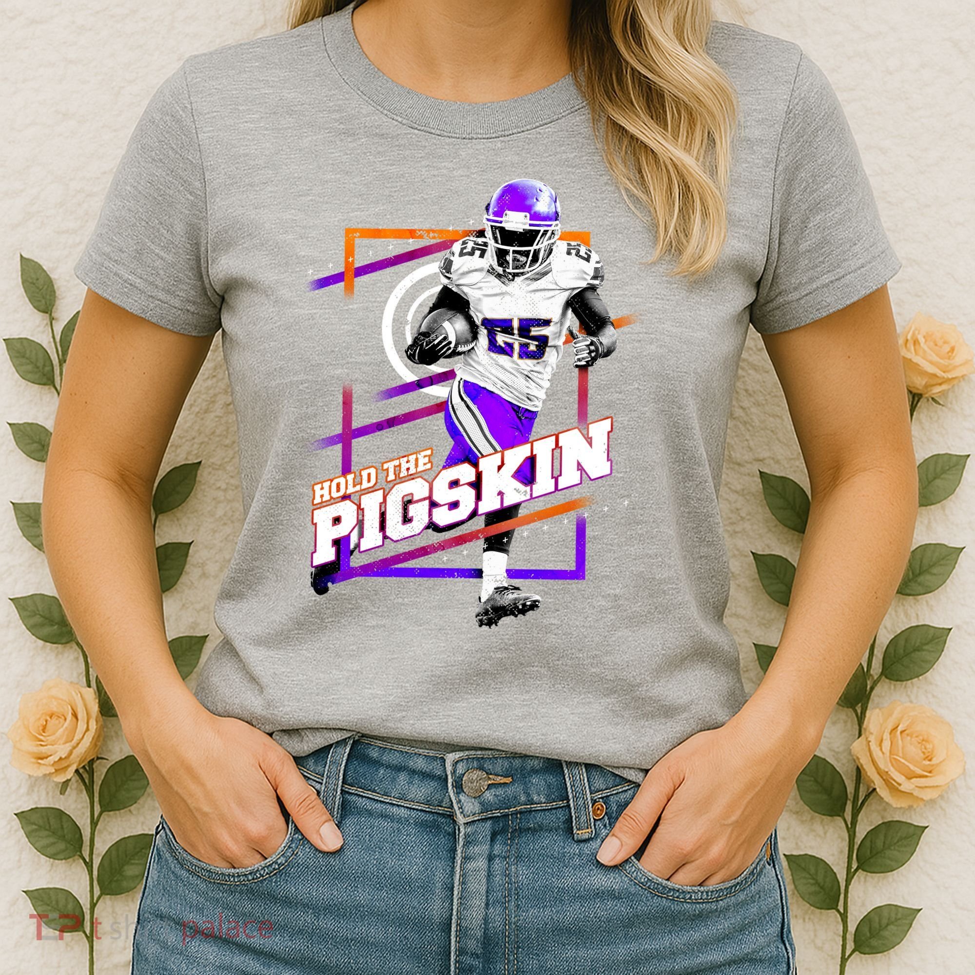 Hold The Pigskin Women's T-Shirt