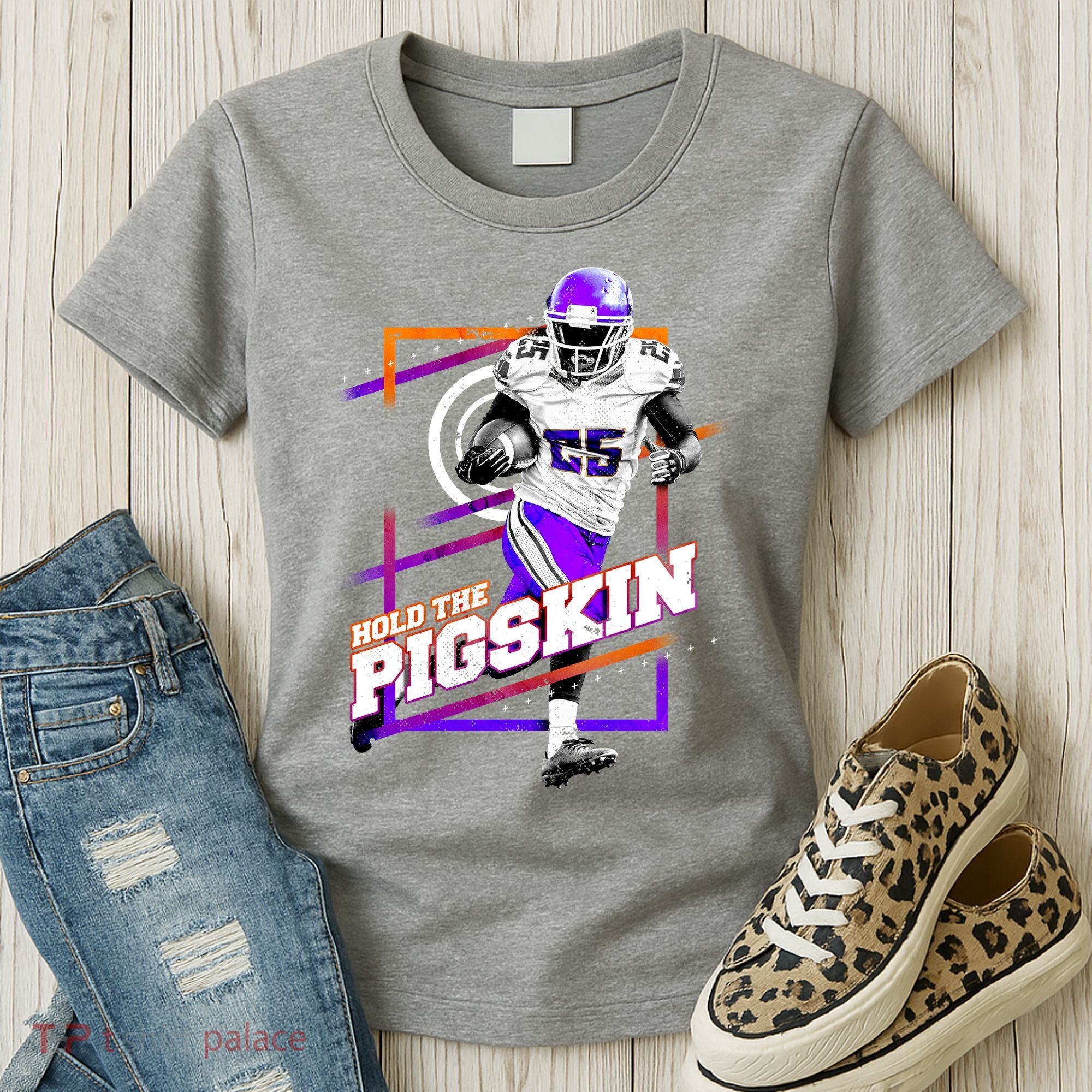 Hold The Pigskin Women's T-Shirt