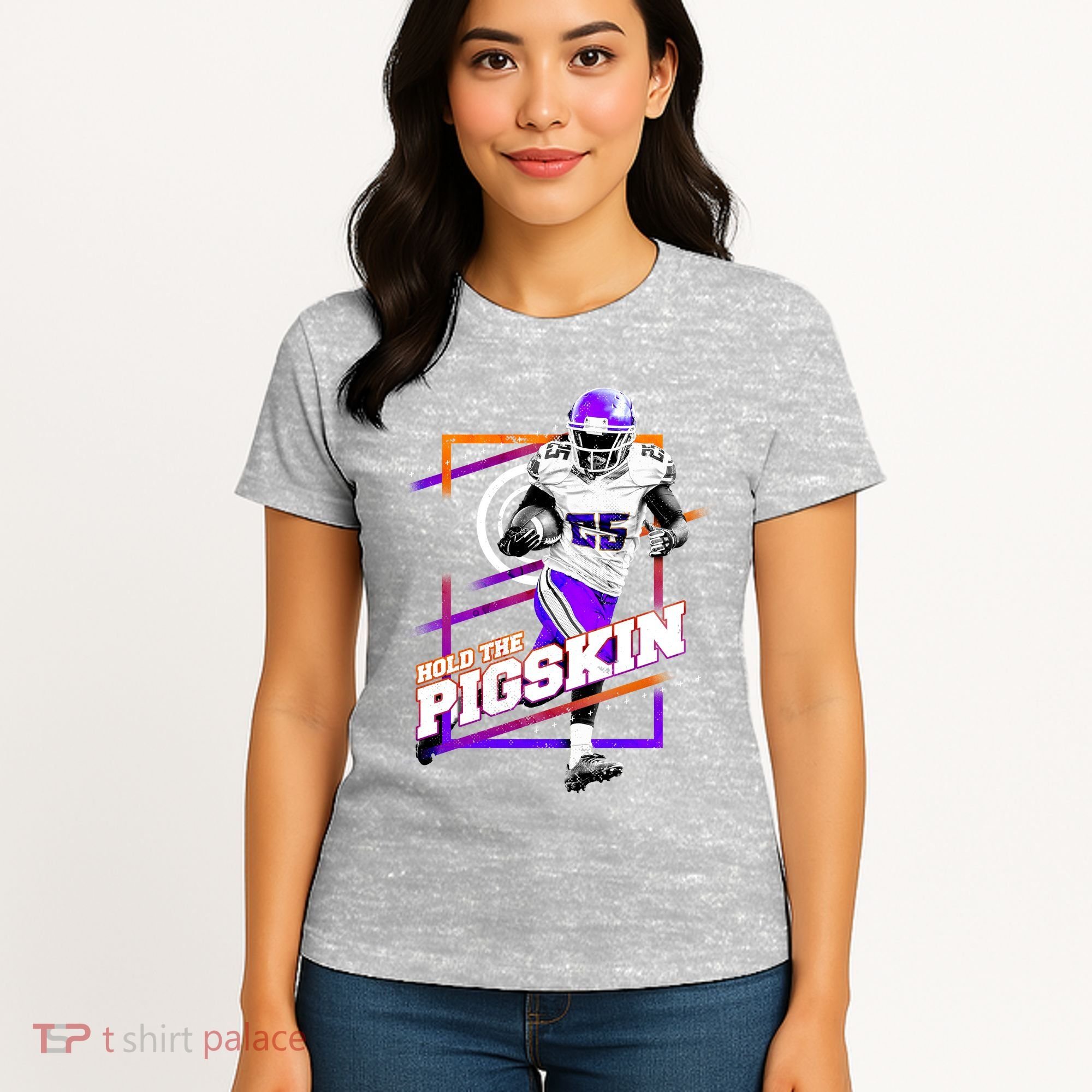 Hold The Pigskin Women's T-Shirt