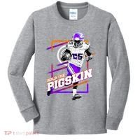 Hold The Pigskin Kids Long Sleeve Shirt thumb 0