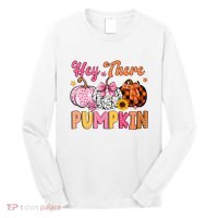 Hey There Pumpkin Fall Season Halloween Lover Long Sleeve Shirt thumb 0