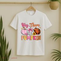 Hey There Pumpkin Fall Season Halloween Lover T-Shirt thumb 2