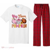 Hey There Pumpkin Fall Season Halloween Lover Pajama Set thumb 0
