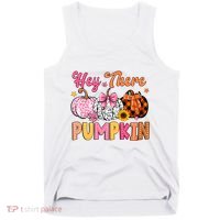 Hey There Pumpkin Fall Season Halloween Lover Tank Top thumb 0