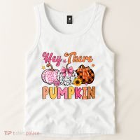 Hey There Pumpkin Fall Season Halloween Lover Tank Top thumb 2