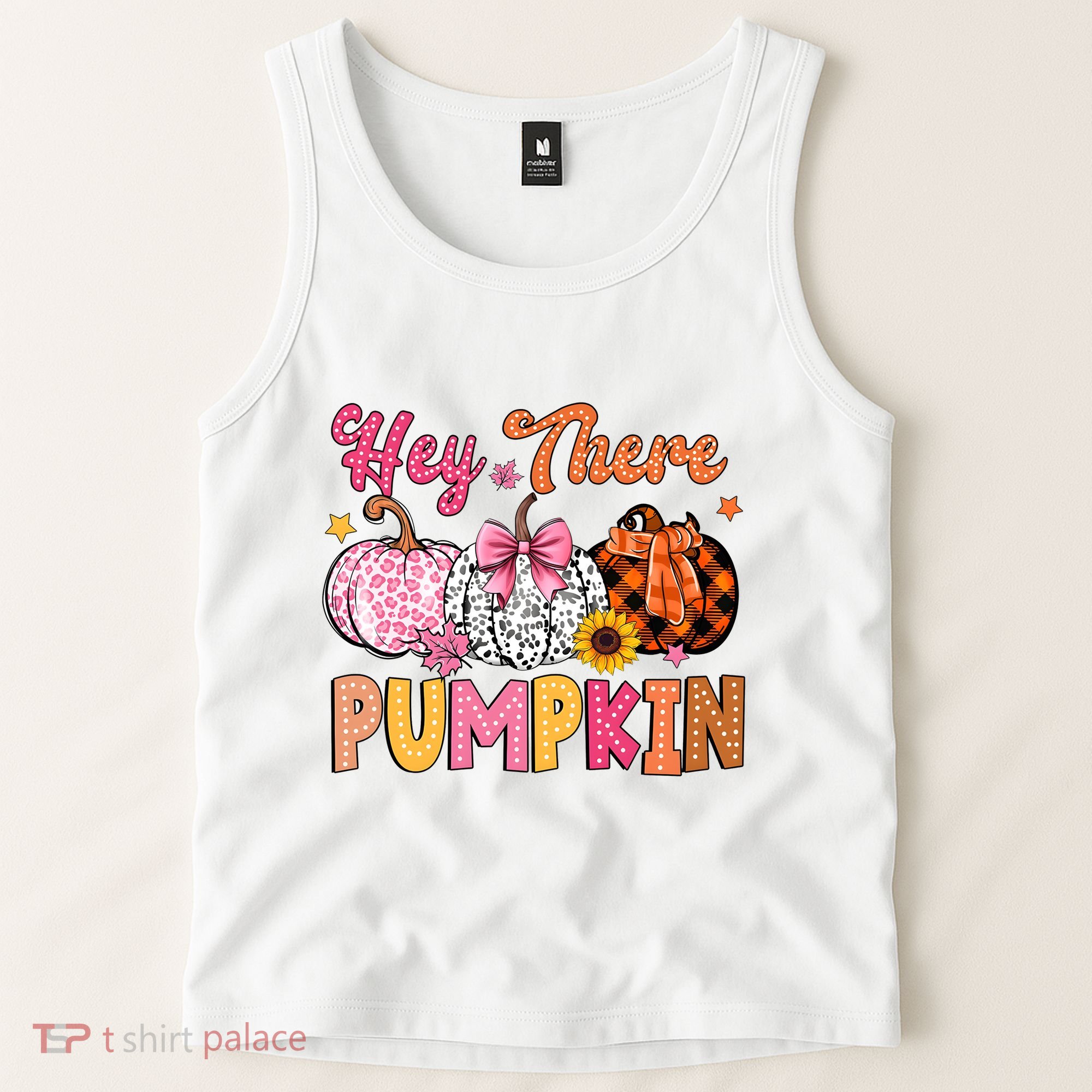 Hey There Pumpkin Fall Season Halloween Lover Tank Top
