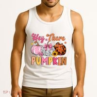 Hey There Pumpkin Fall Season Halloween Lover Tank Top thumb 3