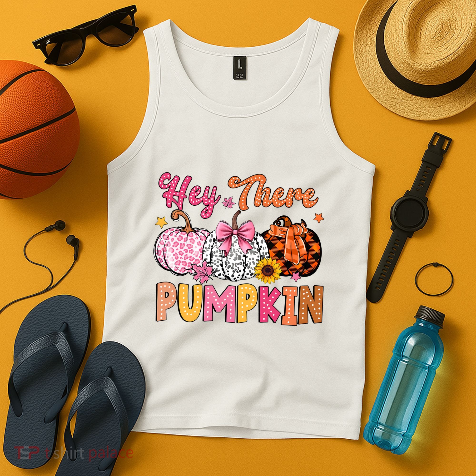 Hey There Pumpkin Fall Season Halloween Lover Tank Top