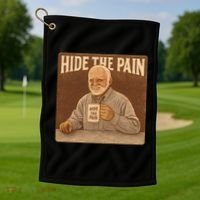Hide the Pain Golf Towel thumb 1