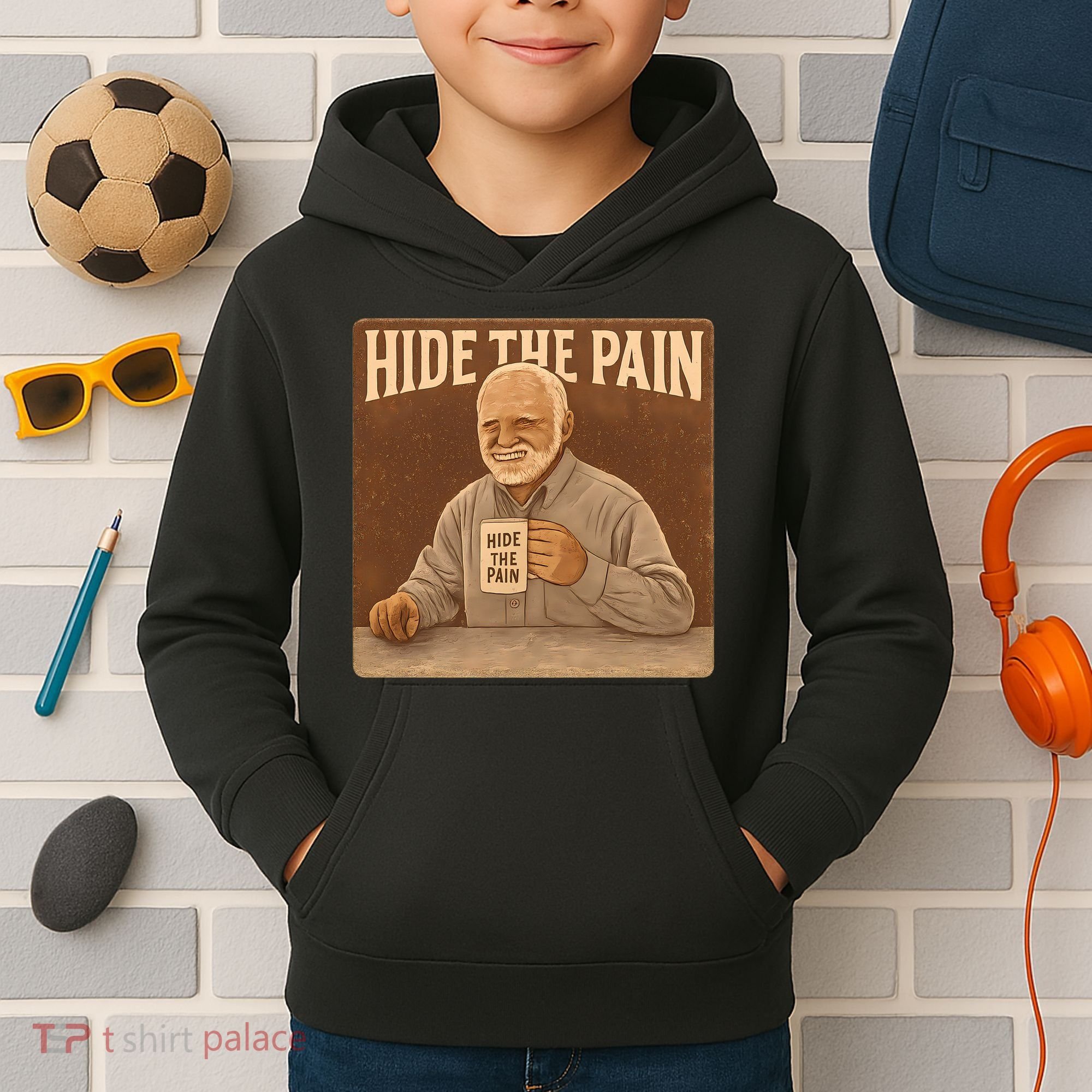 Hide the Pain Kids Hoodie