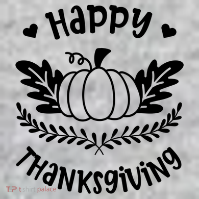 Happy Thanksgiving Pumpkin Cute The Baniff Cuffed Pom Beanie